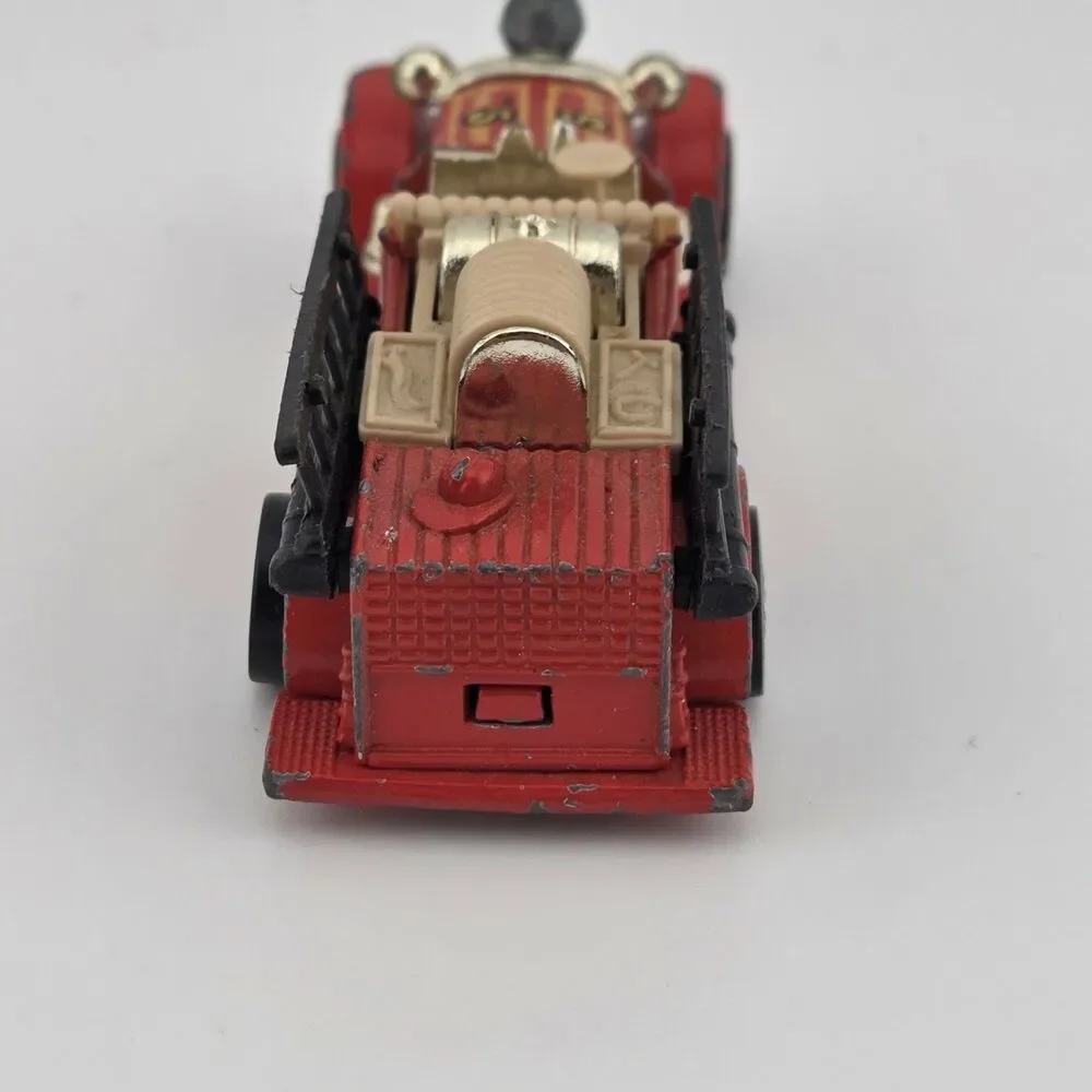 Vintage Hot Wheels Old Number 5 Fire Engine Truck 1980 Hong Kong